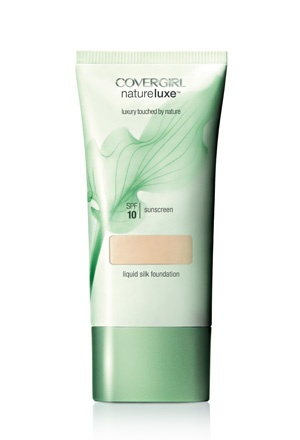 This CoverGirl NatureLuxe liquid silk foundation is made from cucumber extract, rosehip extract and jojoba oil. It is available at WalMart for $9.74.