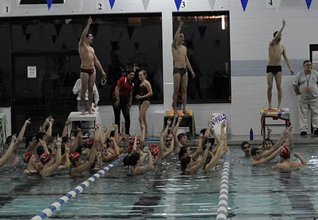 Swim and Dive is hoping to have a team as strong as last years team, as pictured above. 