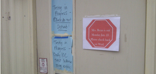 Students completed their IB English oral exams from Jan. 18-25.
