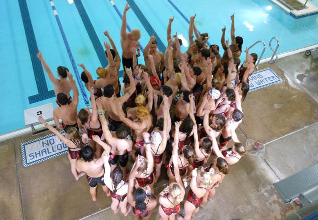 Swim and dive celebrates Senior Night