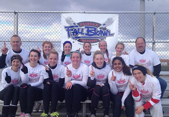 Girls LAX team wins Fall Brawl 