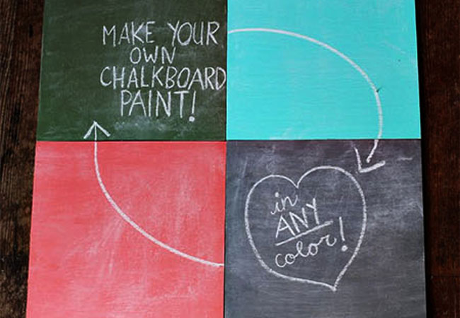 DIY chalkboard