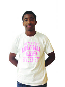 Ron Alston is a junior who is tall and talented. His hobbies include basketball and video games. He looks for a girl who looks nice, has an attractive face, good personality, has curve and a nice frame. His ideal date is to go to a restaurant, movies, or take her to see a football or nats game. Ron finds in unattractive when girls have pimples, bad skin, bad breath, and do drugs. Ron wants a girl who isn't too short, but not too tall either, in the range of 5’8 to 6 feet. His quote to live by is “ You can't put a limit on anything. The more you dream, the farther you get.” -Michael Phelps 