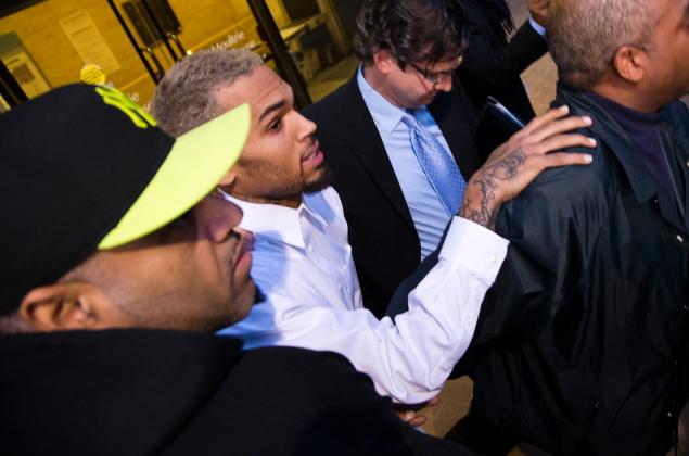 Chris Browns run in with the law