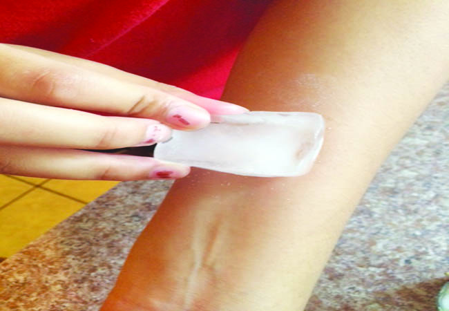 The Salt and Ice Challenge is a popular, yet unsafe dare. 