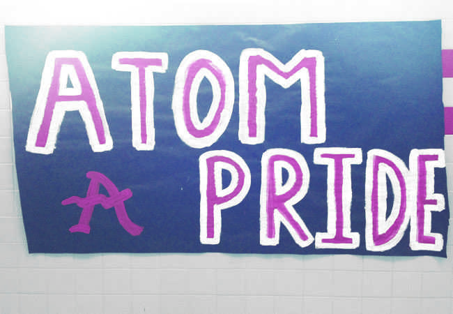 The Atom Pride program has been put in place throughout AHS. 