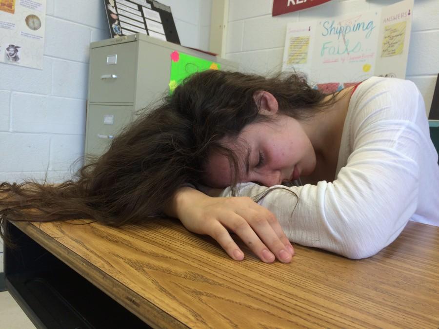 Students often fall asleep in the back of the class.