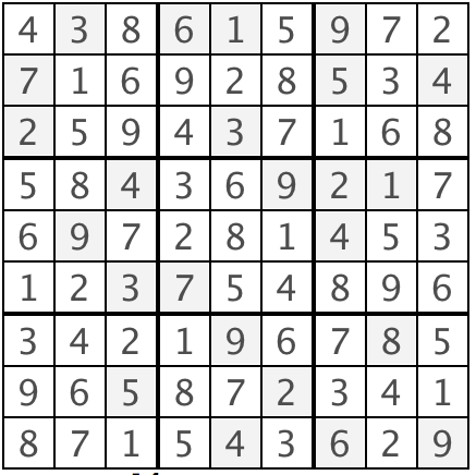 Sudoku Answers, Issue 1