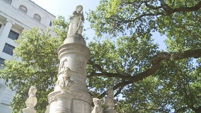 Caddo Parish Confederate Monument in Shreveport Louisiana. This monument is one of the many that is being considered to be taken down.