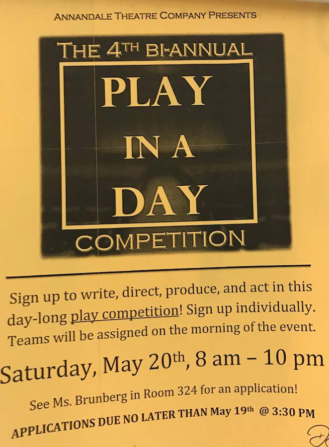 Annandale Theatre Company to host Play in a Day