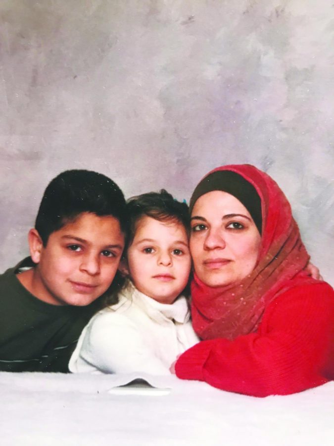 Alia Rababeh with her two kids, Moody and Ayah Rababeh. She passed away in August 2011 after battling breast cancer for four years.