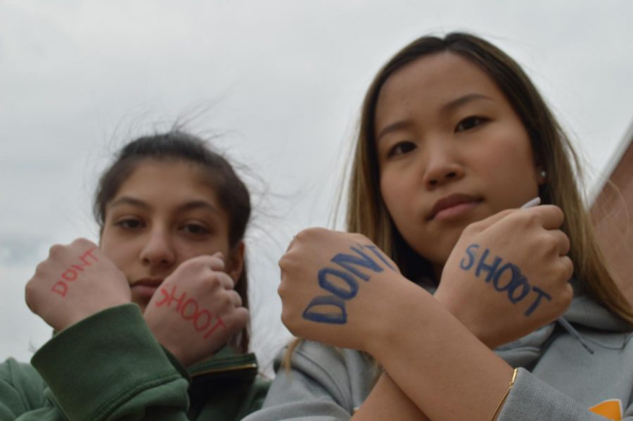 Senior Priscilla Park and sophomore Sadaf Khan are one of the many students that are calling for stricter restrictions on the ability for people to access guns.