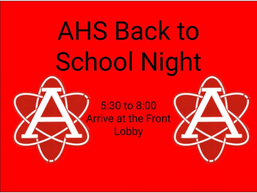 Back to School Night to be held tomorrow