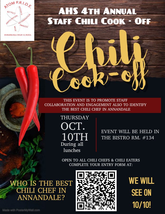 Annual staff Chili Cook-Off to be held