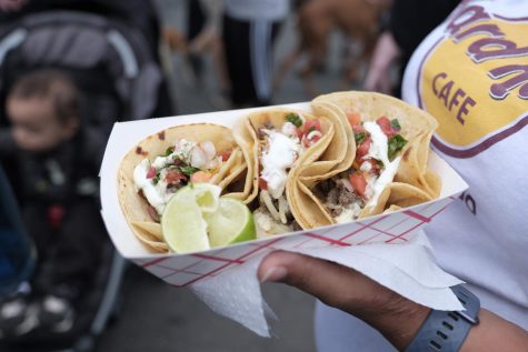 The festival allows nearly two dozen restaurants and food trucks to come together to display a diverse offering of cuisine that the Annandale area has to offer. Among them was this plate of tacos from El Fuego Mexican Grill.