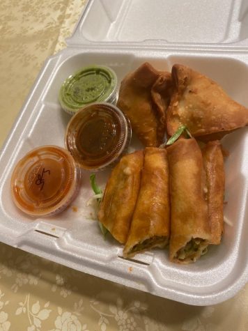 The samosas and rolls were tasty yet affordable.