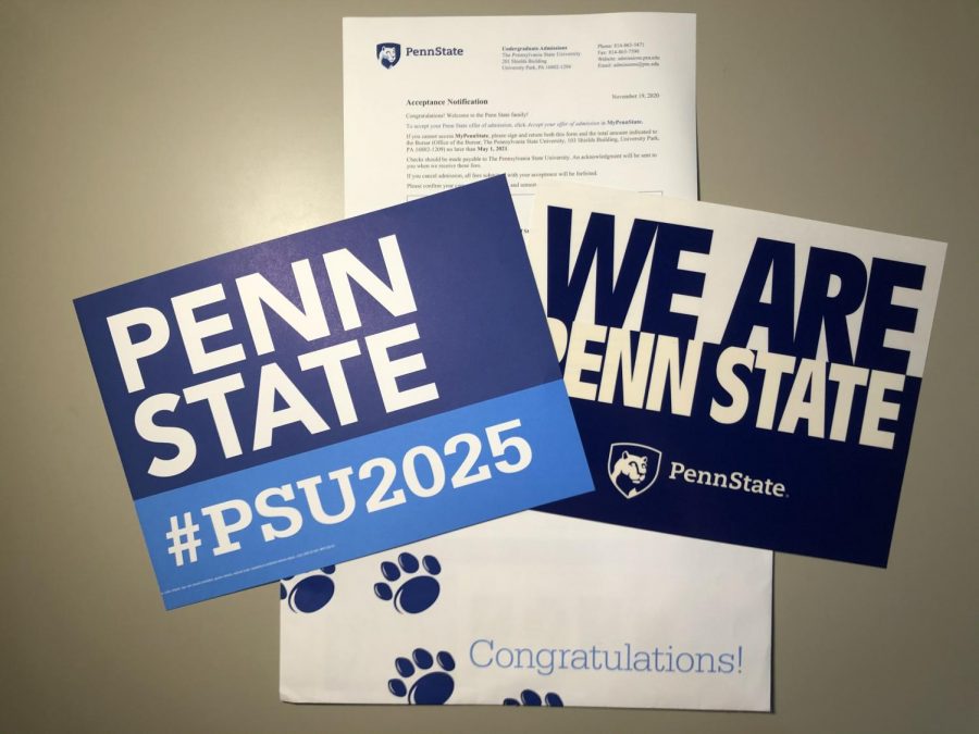 Some Penn State applicants received decisions as soon as Nov. 23. The school seems to be admitting by major.