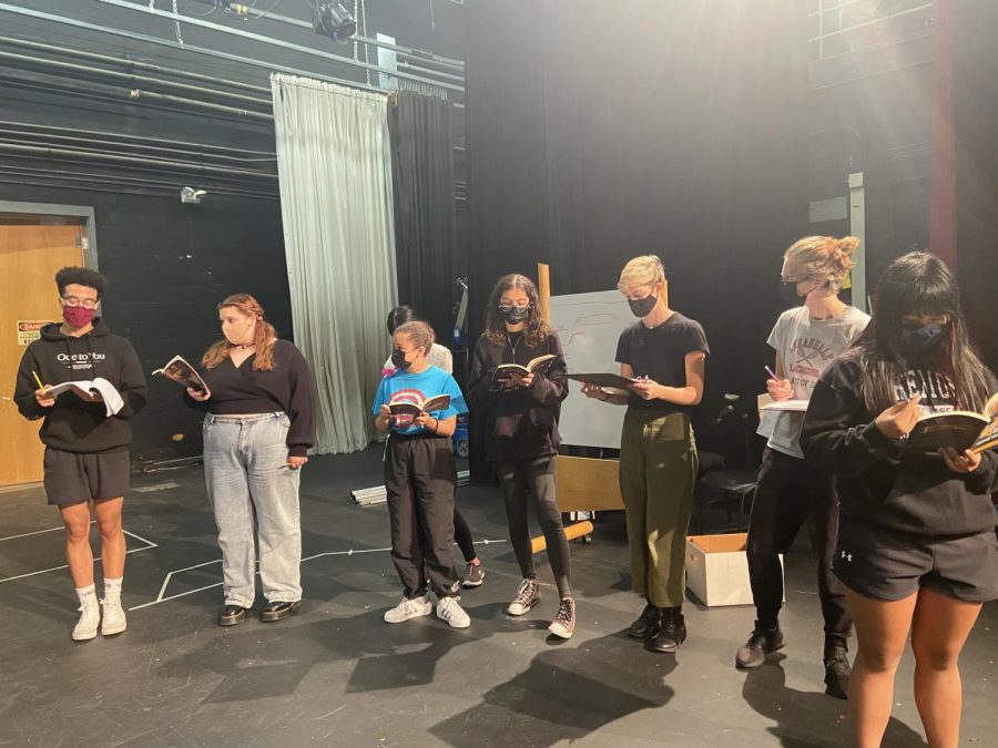 Rehearsal starts for the fall play