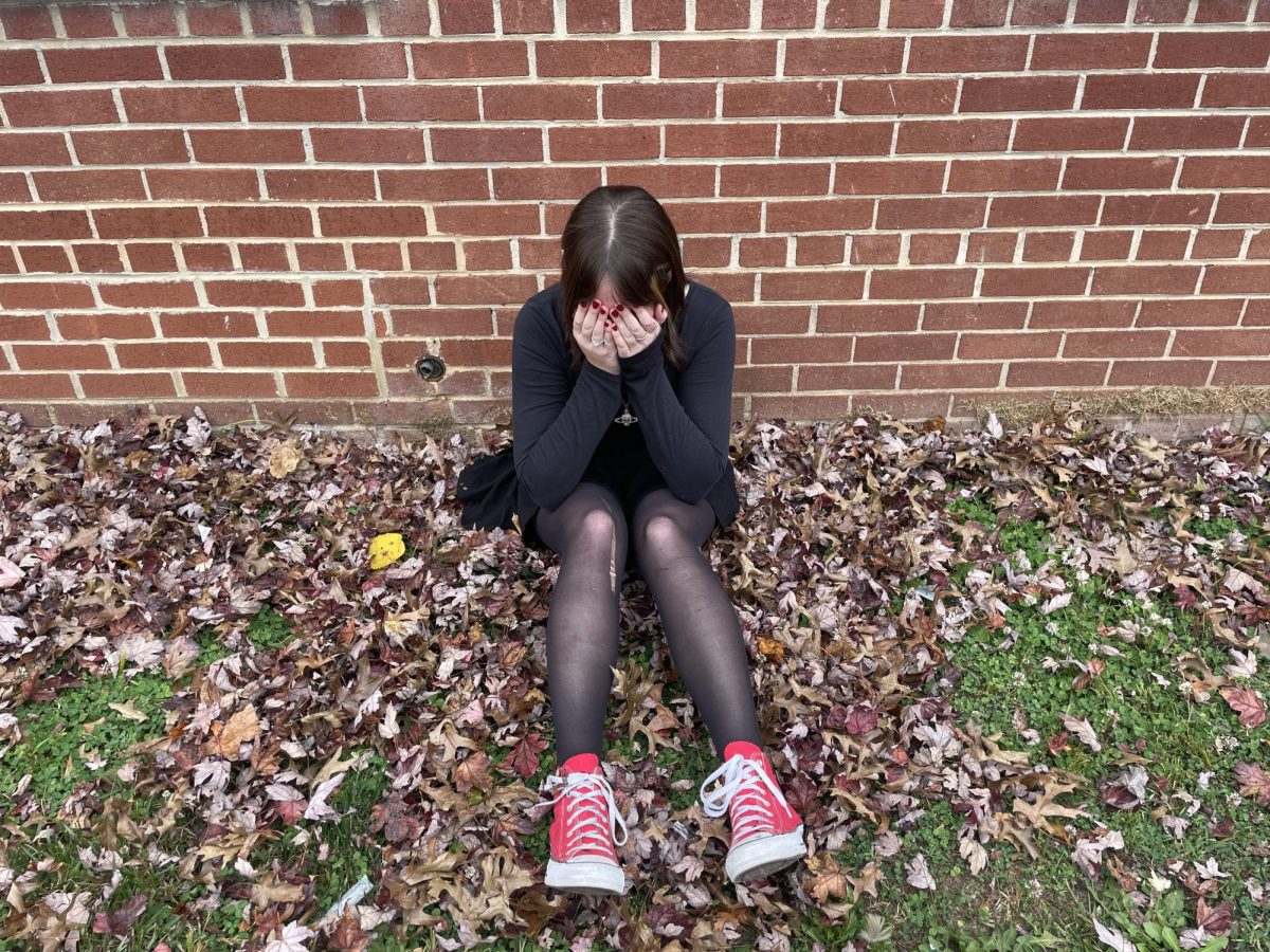 Above freshman Ren Coleman shows a mood typical of those with seasonal affective disorder.