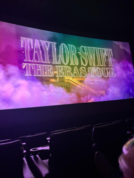Picture taken while watching The Eras Tour Film in Regal theaters